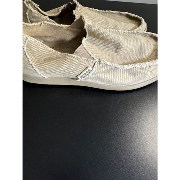 Crocs Santa Cruz Island Khakis Tan Causal Men loafers Shoes Size 8 Vacation - Picture 10 of 13